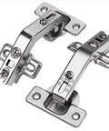 Two Pack 135 Degree Lazy Susan Concealed Cabinet Hinges For Corner Kitchen Cabinets Full Overlay Self Closing Hidden Door Hardware Durable Steel Replacement Hinges For Cupboards And Folded Doors
