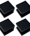 Brass Glass Clamp No Drill On Glass Holder And Shelf Bracket Clip Support for 8mm to 10mm Glass Matte Black Four Pack