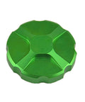 Green Aluminum Alloy Shock Absorption Air Valve Cover for Bike Suspension Front Fork Caps Protect Valve Area Easy Tool Free Install