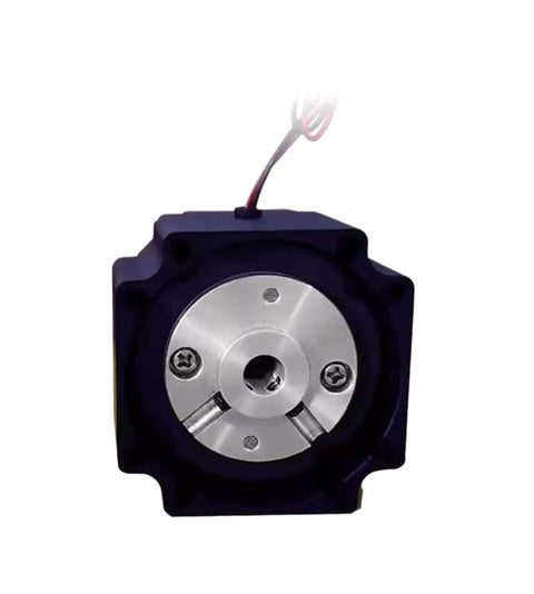 Front view of Nema 23 Stepper Motor Permanent Magnet Power Off Brake 57x57mm Square Frame 8mm Shaft 24V DC