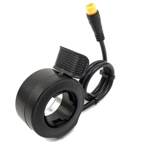 Universal E Bike Thumb Throttle 130X Waterproof Accelerator For 22.2 Mm Handlebars Left Or Right No Fuss Easy Install Replacement Part For DIY Bike Conversion And Electric Bicycle Builds