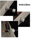 Installation of Waterproof Nylon Cable Glands Kit 40 Pcs Set With Eight Per Size Adjustable Wire Glands Joints On Cable