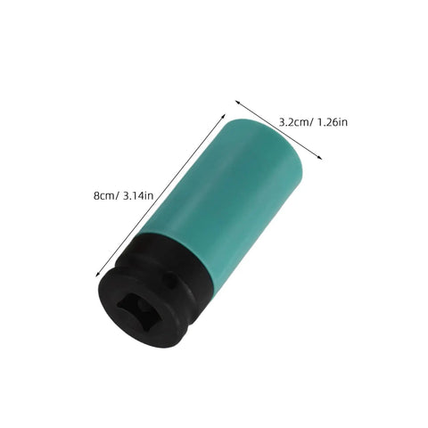 Top Tier Impact Lug Nut Socket Kit With Tire Protection Sleeves For Fast Car And Bike Wheel Repair Quick Release Driver Design Saves The Day, 8cm sleeve