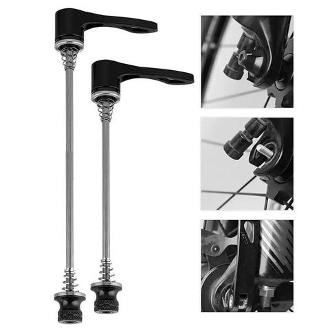 One Pair Quick Release Bicycle Skewers Hollow Shaft Axle Set 157mm 197mm For Road Bikes Mountain Bikes And Trainers Replacement Parts