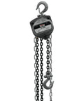 Half-Ton Hand Chain Hoist With 10 Ft Lift And Industrial Build, 360 Degree Rotating Alloy Steel Hooks, Heat-Treated Load Plates