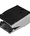 High Performance Pneumatic Foot Pedal Valve 3 Way 2 Position Air Control Directional Valve With G1/4 Thread metal frame and textured grip.