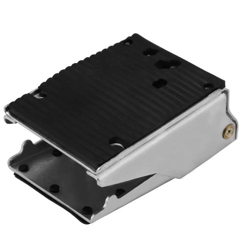 High Performance Pneumatic Foot Pedal Valve 3 Way 2 Position Air Control Directional Valve With G1/4 Thread metal frame and textured grip.