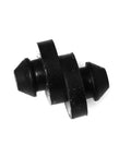 30 Pack Black Rubber Push In Ridge Shaped Valve Stem Bumpers For 6mm Holes Durable DIY Friendly Door Stopper Anti Slip High Temp Resistant Waterproof