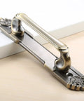 Antique Bronze Zinc Alloy Cabinet Knob And Door Handle Set For Wardrobe And Kitchen Drawers, Smooth Durable Pulls on wood