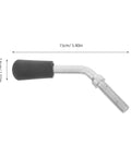 Solid As A Rock M12x40 Workbench Locking Screw Metal Threaded Handwheel For Drill Press Lathe Table Clamp Replacement Knob detail view showing 15cm length and 2.6cm diameter.