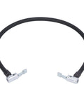 Heavy Duty Rubber Air Pump Pipe Tire Inflator Hose With Double End Connector 23.6 Inch Length For Car Tire Servicing, black rubber hose