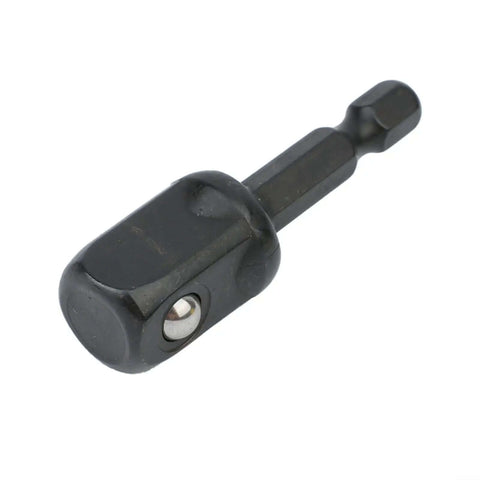 Heavy Duty 3-Piece Socket Adapter Set With Hex Shank Nut Drivers For Impact Drills Converts Your Power Tool Into Fastening Beast black 50mm adapter