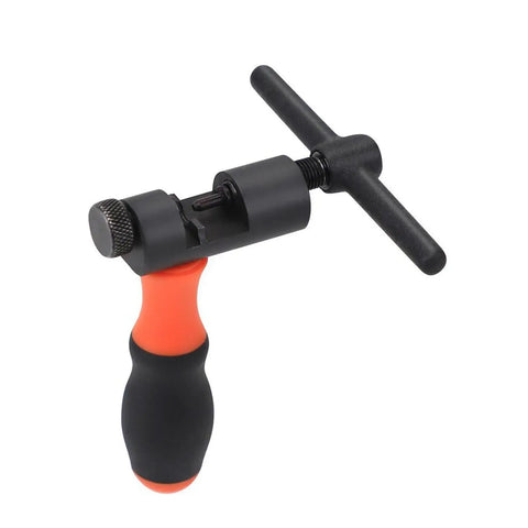 Bike Chain Breaker Tool Universal For 1 3 5 6 7 8 9 10 11 12 Speed Chains With Spare Replaceable Pin Heavy Duty Alloy