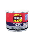 Seal Leaks Fast With A 4 Inch By 10 Foot Waterproof Tape Rubber Flexx For Roofs Gutters Windows And More It Sticks Like Crazy With Incredible Adhesion And Tough Durability White 1 Pack product shown in packaging