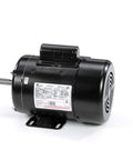 Heavy Duty Three Quarter Hp 1800 Rpm 56 Frame Single Phase Electric Motor 230 115 Volt side view with label