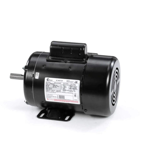 Heavy Duty Three Quarter Hp 1800 Rpm 56 Frame Single Phase Electric Motor 230 115 Volt side view with label