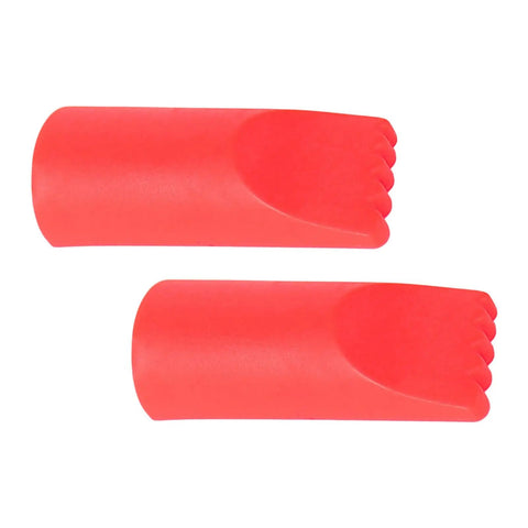 Pair of red Grippy Nonslip Silicone Foot Protector Cover For Electric Scooters M365 Mi3 4Ultra Elites Replacement Part