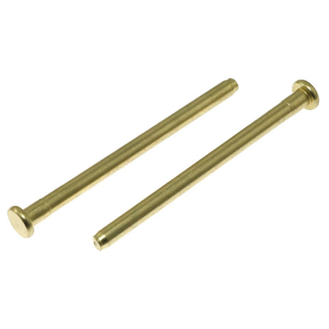 4 Pack 3.5 Inch Door Hinge Pins For Wood Interior Doors Self Closing Replacement Pins For Kitchen And Garage Built To Last Rounded Corner Hinges Durable Stainless Steel With Gold Finish Fits Most Standard Hinges