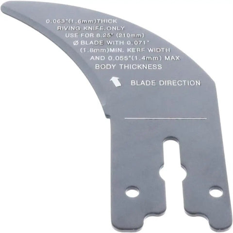 Premium N695948 Riving Knife for Dewalt DWE7485 Table Saw - Top-Tier Safety Upgrade with engraved blade specifications