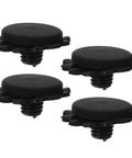 Deck Out Your Patio Setup With Slick Patio Umbrella Tip Caps And Canopy Protectors As Tough Replacement Parts For A Quick Repair Job And Scratch Shielding Using Heavy Duty Rubber Cushion Inserts To Keep Your Garden Gear Looking Fine All Season Long - set of four black rubber tip guards for patio umbrellas.