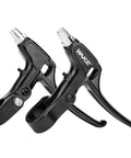 Black Four Finger Aluminum Brake Levers Set 2 Pack for Mountain Road BMX Bikes 22mm Diameter 2.2cm Lightweight Durable V Brake Cantilever