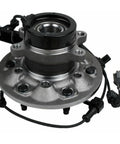 Wheel Hub And Bearing Assembly With Front Right Passenger Side ABS Sensor Polished Protected Steel 6 Lug 4WD Ready To Roll Replacement For Chevy Colorado GMC Canyon Isuzu I 370