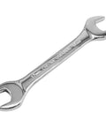 Ultra Slim Dual Size Open End Wrench 17mm 19mm Metric Spanner For Tight Spaces And Hard To Reach Fasteners, Carbon Steel Hand Tool
