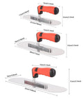 Three Piece Pool Trowel Set With Stainless Steel Blades In 14x4, 11x4, And 10x3 Inch Sizes, Lightweight Go To Tools With No Rivets