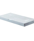 Sturdy Outdoor Mini Split Pad for 9000 to 36000 BTU ductless AC heat pump systems, 38x18x3 inch anti-vibration pad, corrosion resistant, polypropylene.