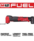 Badass Brushless 12V Oscillating Multi Tool Full Setup Kit with heavy duty battery and ergonomic design for precise cutting.