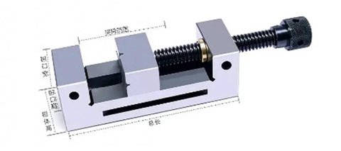 Tilting Precision Angle Vise For 2 Inch Drill Press And Milling Machine Fixture Heavy Duty Bench Mount Clamp Tool Smooth Adjustment for precise holding.