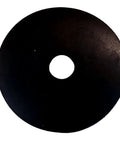 Round black rubber adapter for Universal 2 Quart Power Brake Bleeder Kit, designed for brake fluid flushing, 3-inch diameter.
