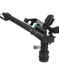 No Fuss Plastic Garden Sprinkler With 1.5 To 1 Inch Female Thread, All In One Lawn Irrigation System, side view