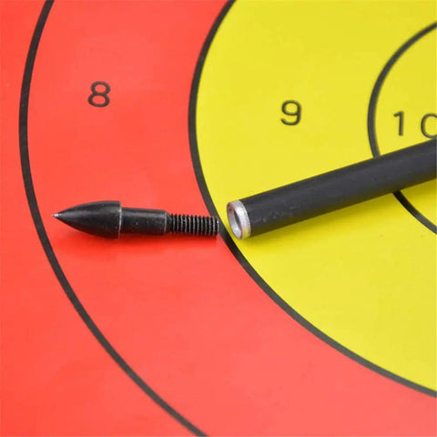 24 Pack Archery Field Points 60 65 75 Grain Screw In For Real Practice Target Shooting Durable Steel Built on target face