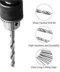 Grip These Five Pcs Long Wood Drill Bits For Some Serious Drilling Action. Heavy duty 150mm HSS twist drill bit for wood, plastic and metal