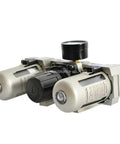 All-In-One Pneumatic Unit Three-Eighths Inch FRL Air Filter Regulator Combo With Separator in heavy-duty shop systems