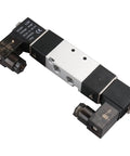 Workhorse Pneumatic Solenoid Air Valve 4V120-06 DC 24V 5 Way 2 Position Internally Piloted Acting Type 1/8 Inch Thread