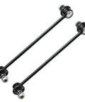 Beefed-Up Front End 12 Piece Suspension Kit For Toyota Corolla 2003 Through 2008 Replacement Includes Front Lower Control Arms, Ball Joints, Stabilizer Sway Bar End Links, Tie Rod Ends And Boots. Black sway bar end links with ball joints