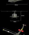 UH Huey RC Helicopter For Grownups Brushless Motor Flybarless Six Axis Gyro Altitude Hold And 3D Inverted Flight Scale