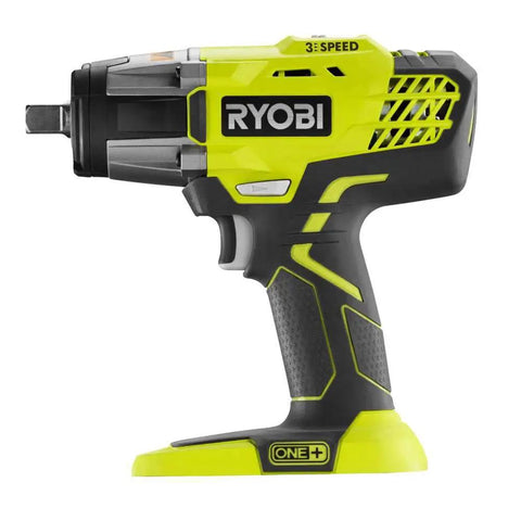 18V Cordless Impact Wrench Half Inch, 3 Speed, 300 Foot Pounds Torque, 3200 IPM, Batteries Not Included, Power Tool Only