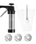 Stainless Steel Churro Press For Home And Commercial Kitchens Easy To Use Churro Maker Pro Grade Dough Extruder