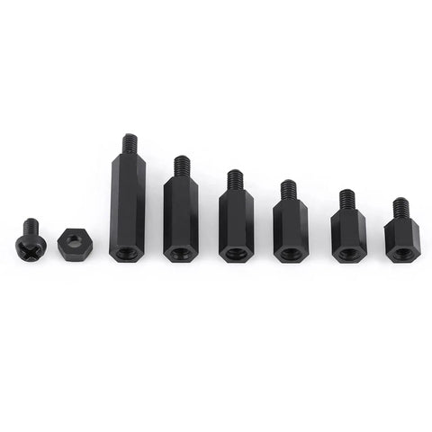 Long Lasting Nylon Standoff Spacer Kit With Male And Female Threads, Anti Signal Interference Hex Pillars For Circuit Board Mounting