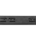 Two Pack Heavy Duty Steel Drawer Slides With Soft Close, Zinc Plated Ball Bearing Guide Rails, single rail detail view