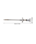 20cm silver Pinball Shooter Rod Replacement Part Metal Spring Loaded Ball Launcher for Tabletop Arcade Machines with Precision Fit Silver Finish Beefed Up for Parties and Home Game Nights A Smooth Accurate Play Upgrade
