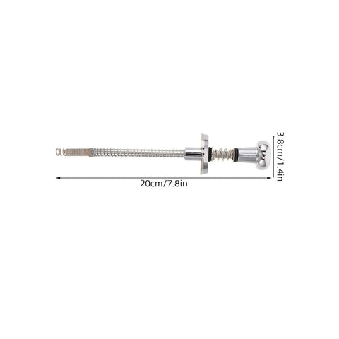 20cm silver Pinball Shooter Rod Replacement Part Metal Spring Loaded Ball Launcher for Tabletop Arcade Machines with Precision Fit Silver Finish Beefed Up for Parties and Home Game Nights A Smooth Accurate Play Upgrade