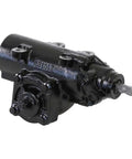 RHD Power Steering Gear Box For Jeep Cherokee XJ And Grumman LLV Postal Vehicle, black metal, premium new gearbox, side view