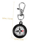 Compact Hiking Compass Keychain With Snap Hook Lightweight Plastic Pocket Compass For Camping And Outdoor Climbing Supplies