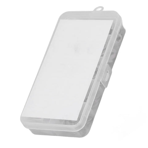 Storage box for 120Pcs E Clip Circlip Retaining Ring Set In Stainless Steel, various sizes, easy carrying for home, garage, workshop projects
