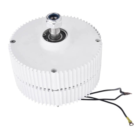 Cool 300-Watt Wind Generator With Precise Permanent Magnet Design For Tough Industrial Jobs, showing the turbine's inner rotor.
