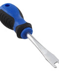 Scuba Diving Cylinder Valve Wrench with Steel and ABS Construction featuring double head handwheel nut remover